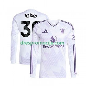 Manchester United Benjamin Sesko 30 Dres Gostujući 2025/2026 Dugim Rukavima